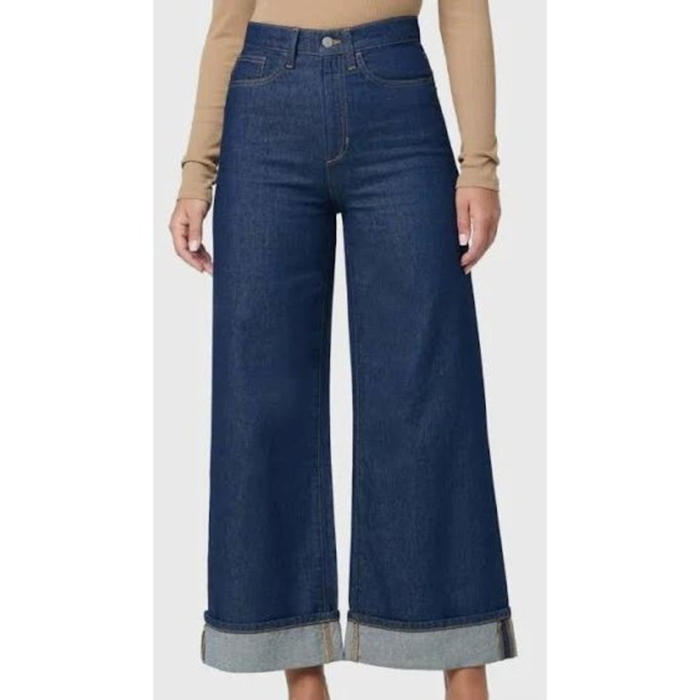 NWT Joe's Jeans Ankle‎ Wide Leg 3" Cuff Jeans in Hackney Size 32
